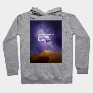 They Shall Mount Up With Wings as Eagles Hoodie